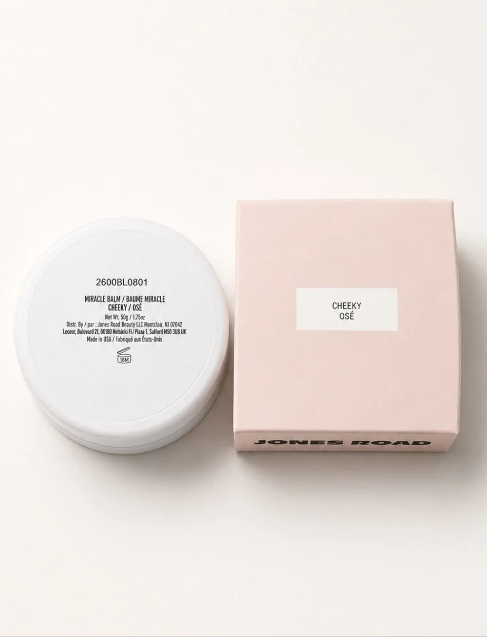 Jones Road Miracle Balm Cheeky Rosé 50g / 1.75oz New in Box